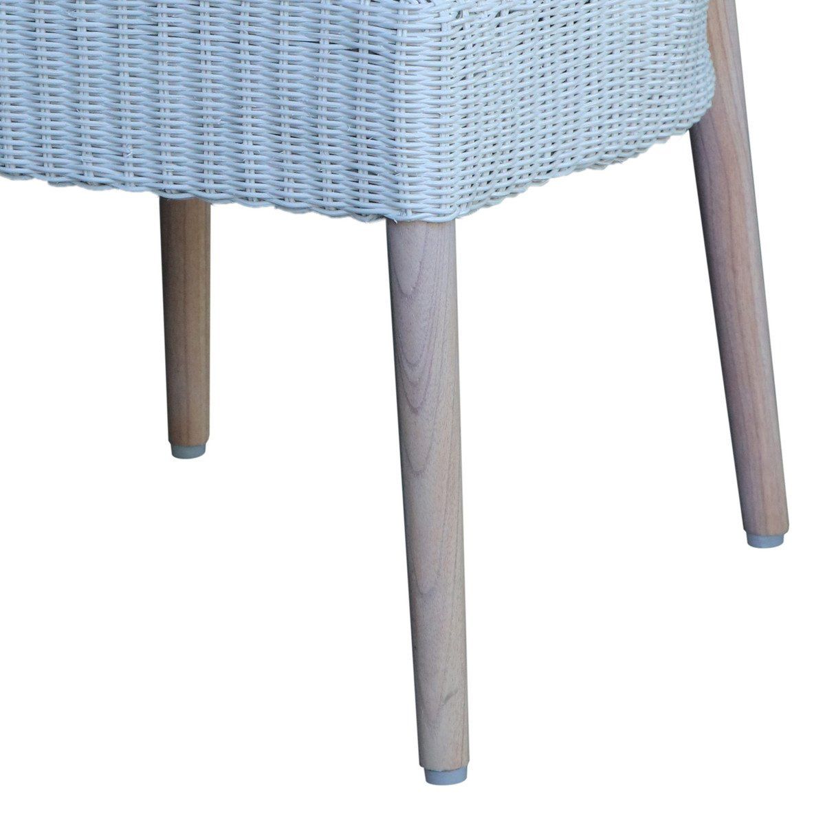 Rattan Weave Dining Chair  20.50 x 23.25 x 33.50