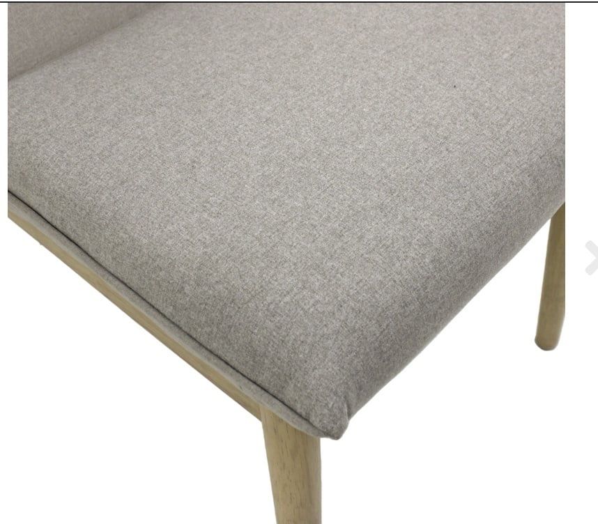 Nueva Dining Chair Grey W: 20.25&quot; | D: 24.5&quot; | H: 35&quot;