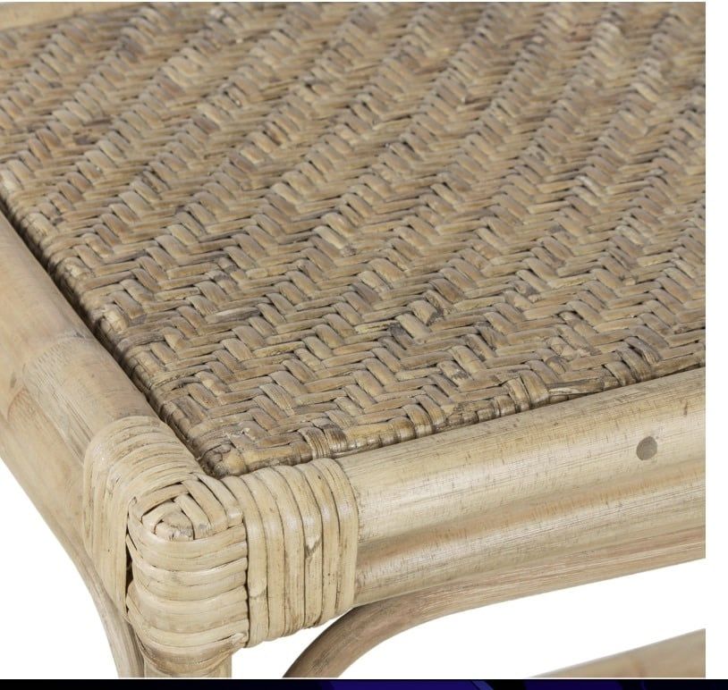 Rattan Console Table 47x16x32