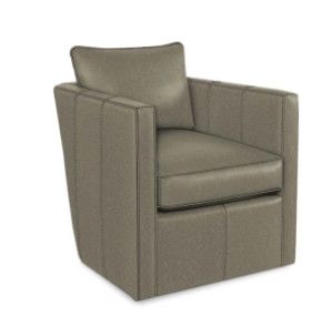 Rothko Leather Swivel-KL-227-75-W 29&quot; D33&quot; H 32&quot;