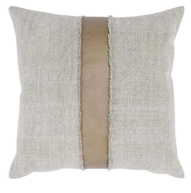 Steam Sandstorm Pillow-Taupe/Natural-26x26