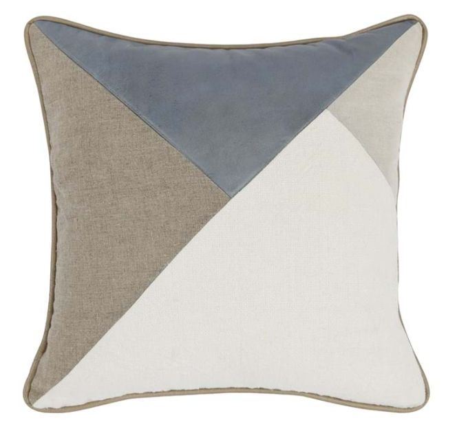 CH Reframe Pillow-Sea Fog Blue/Natural-22x22