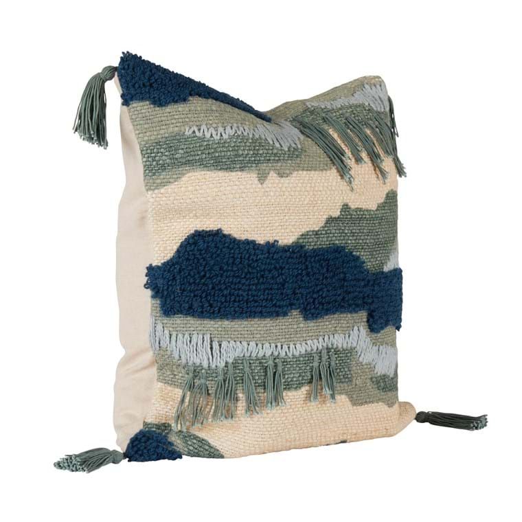 ML Landing Pillow-Blue Multi-22x22