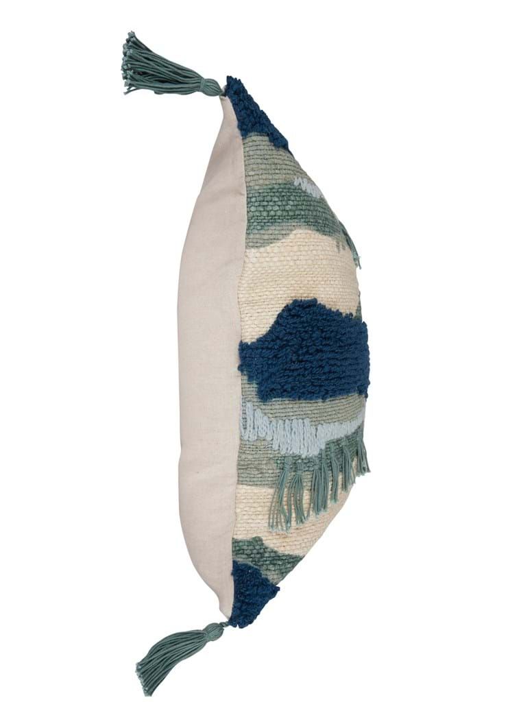 ML Landing Pillow-Blue Multi-22x22