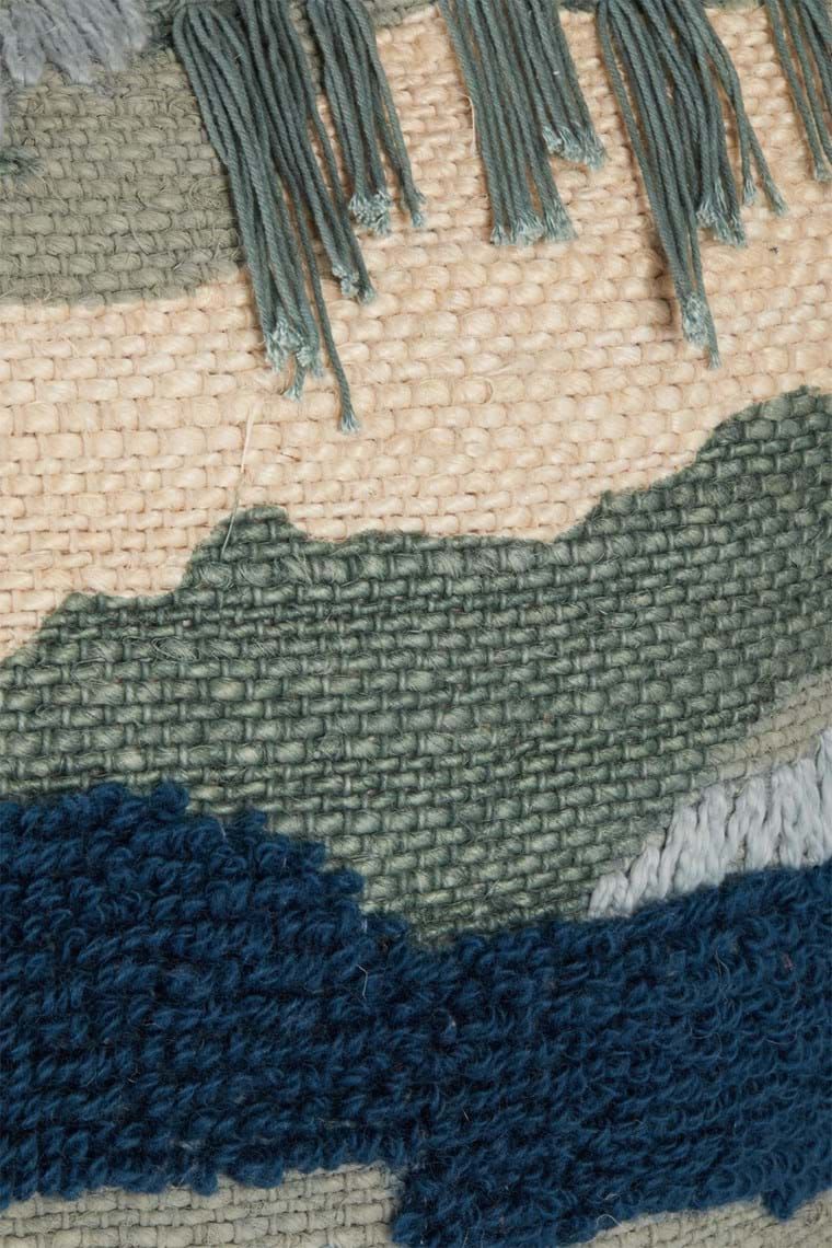 ML Landing Pillow-Blue Multi-22x22