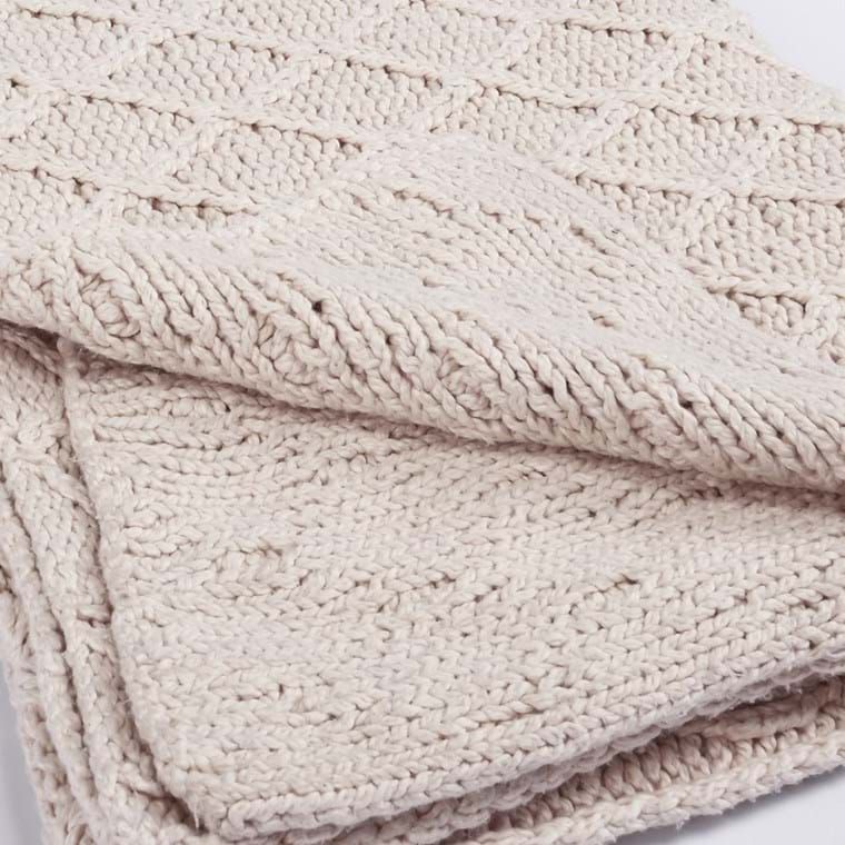 TC Catalina Throw Ivory-50x70