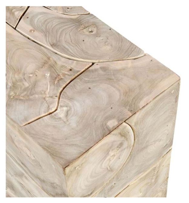 Sorrento End Table Bleached  24&quot; W X 12&quot; D X 22&quot; H