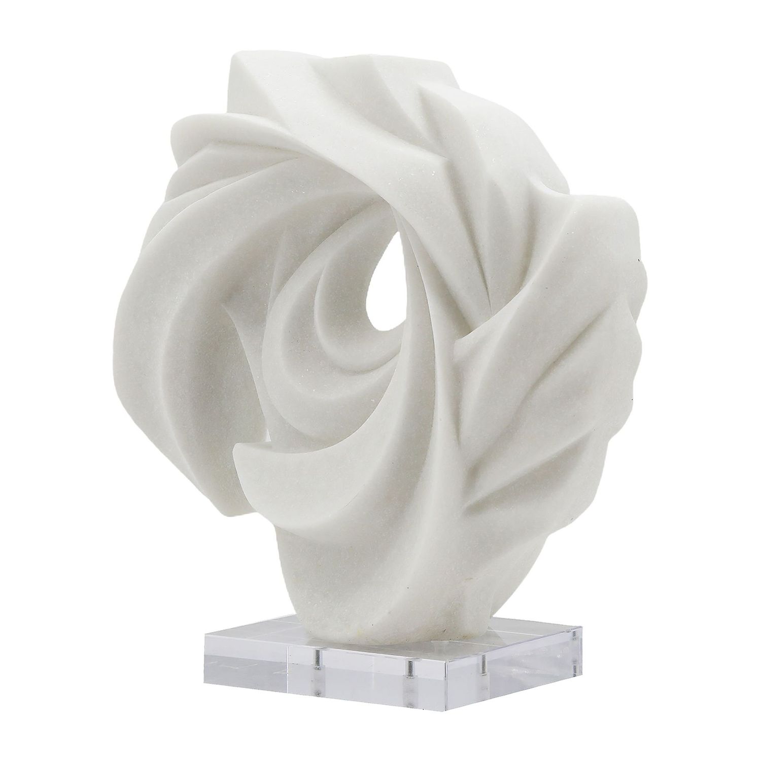 LILAH STATUARY, WHITE 14&quot;W  x 6.5 D  x 15&quot; H