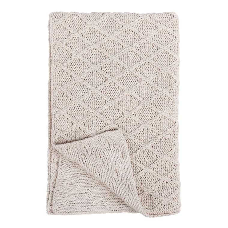 TC Catalina Throw Ivory-50x70