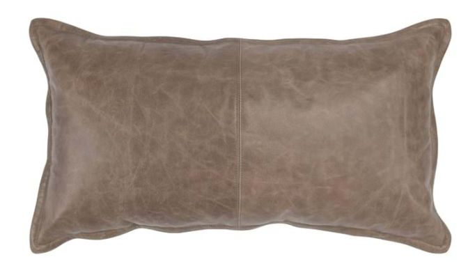 SLD Leather Sandstorm Taupe-Bolster-26x14