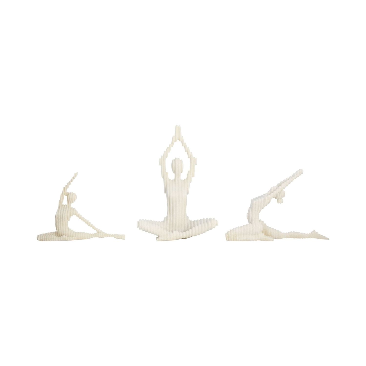 Harmony Resin Statues, White Set of 3 (9/10/16&quot;)