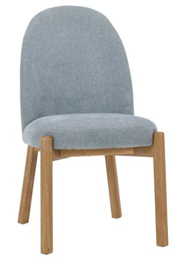 Upholstered Dining Chair Blue  20.5&quot; W X 23.5&quot; D X 36.75&quot; H