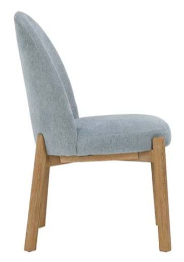 Upholstered Dining Chair Blue 20.5" W X 23.5" D X 36.75" H