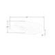 Lily Pad Carved White Marble Decorative Tray  14x12x2