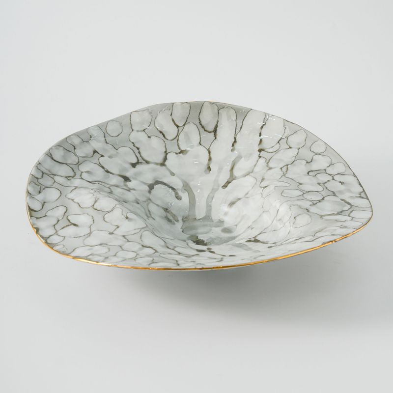 18" CALEDONIA DECORATIVE BOWL, MULTI
