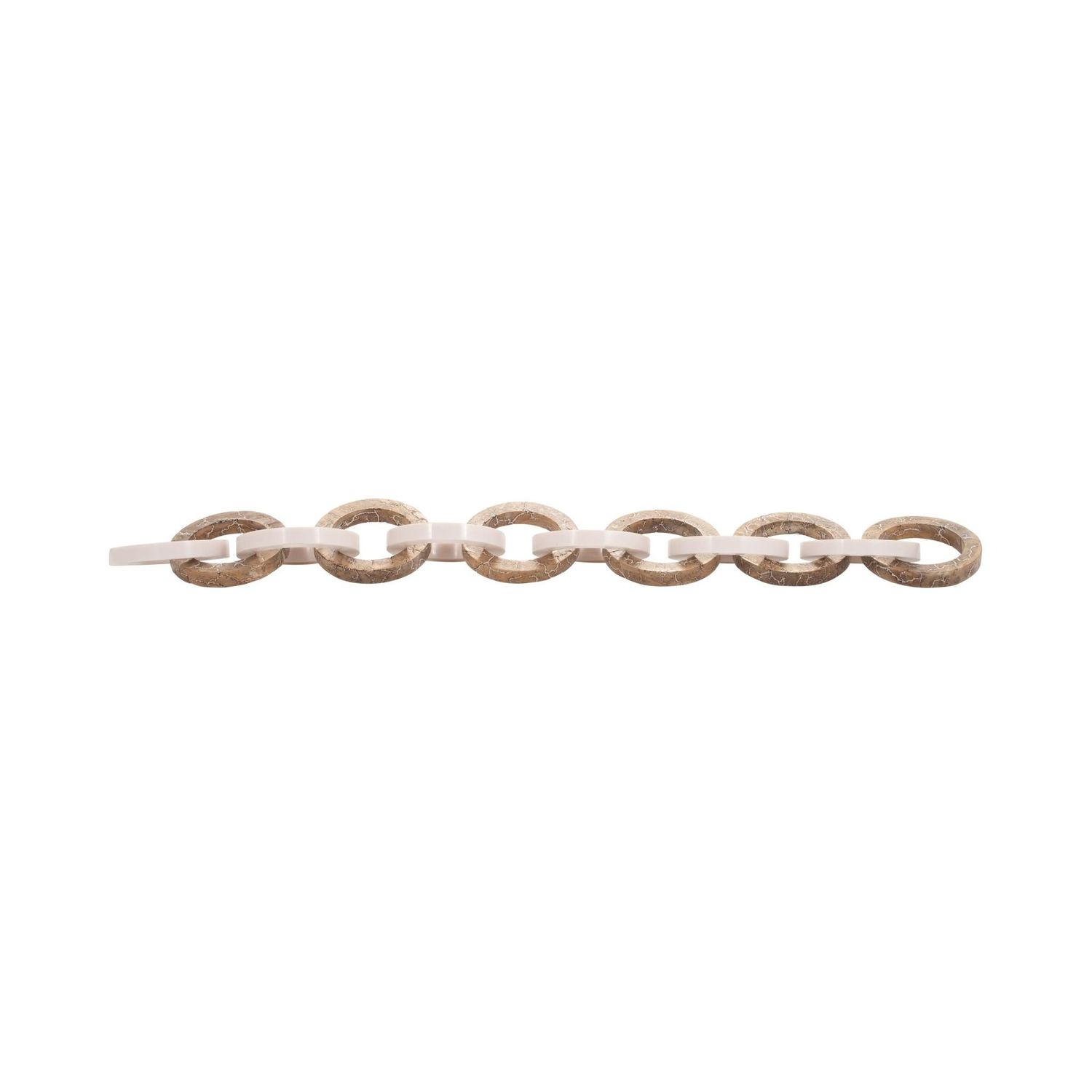 48&quot; KANO WOOD AND RESIN LINK CHAIN