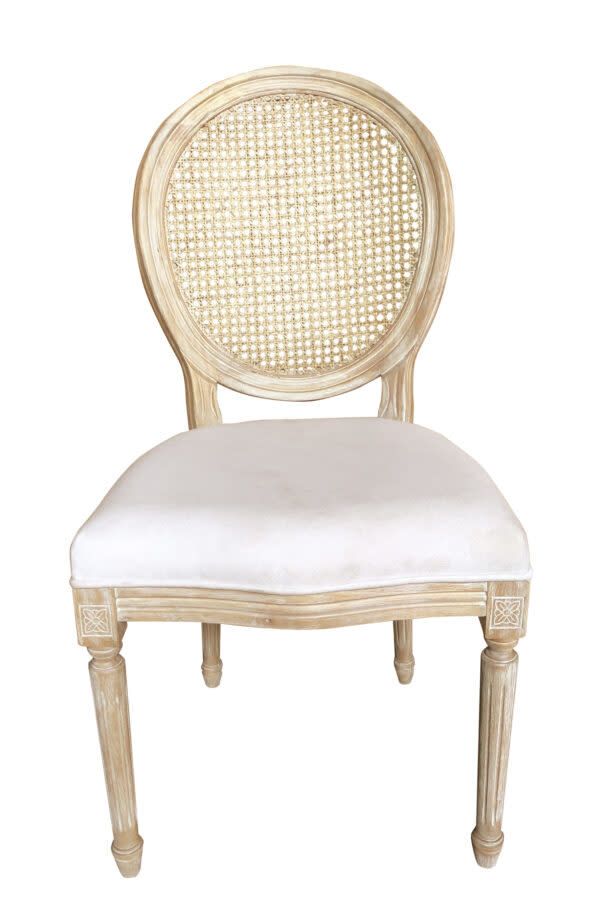 Oval Back Side Chair-NWW-19.75x24x39