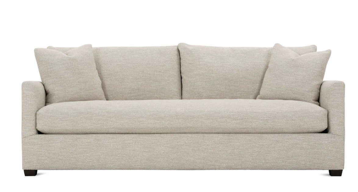 LILAH BENCH CUSHION SOFA- ZW109-47 (V)  L:  89&quot; D:  40&quot; H:  38&quot; WEARPROOF +
