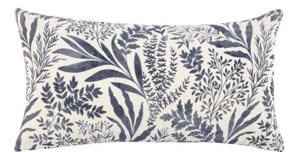 VC Mulberry Denim Blue 14x26 pillow