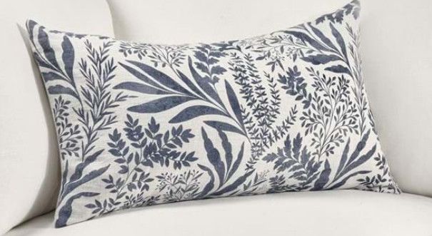 VC Mulberry Denim Blue 14x26 pillow