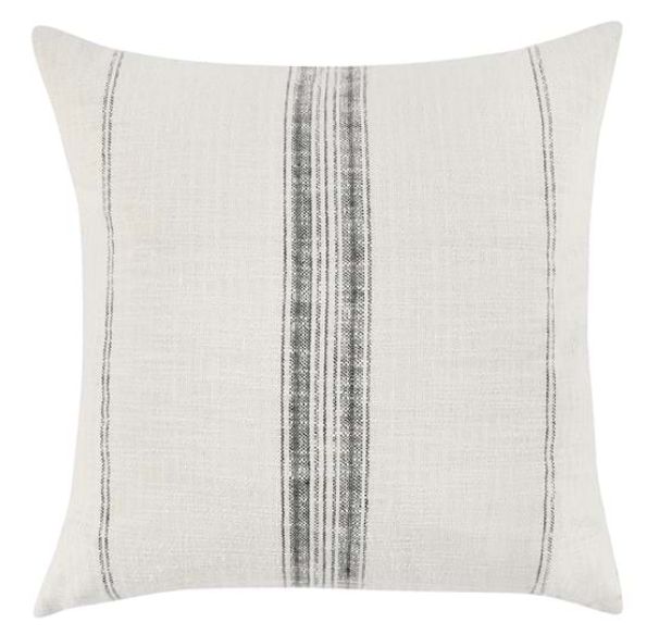 TL Ria Ivory/Gray 22x22 pillow