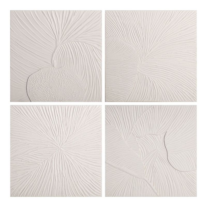 S/4 22X22&quot; MUSHROOM DIMENSIONAL WALL ART