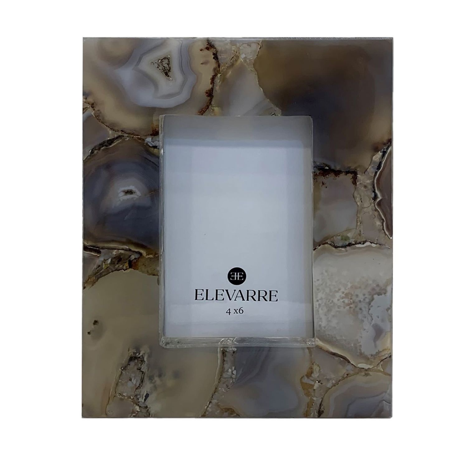 4X6&quot; MANKATO GREY AGATE PHOTO FRAME