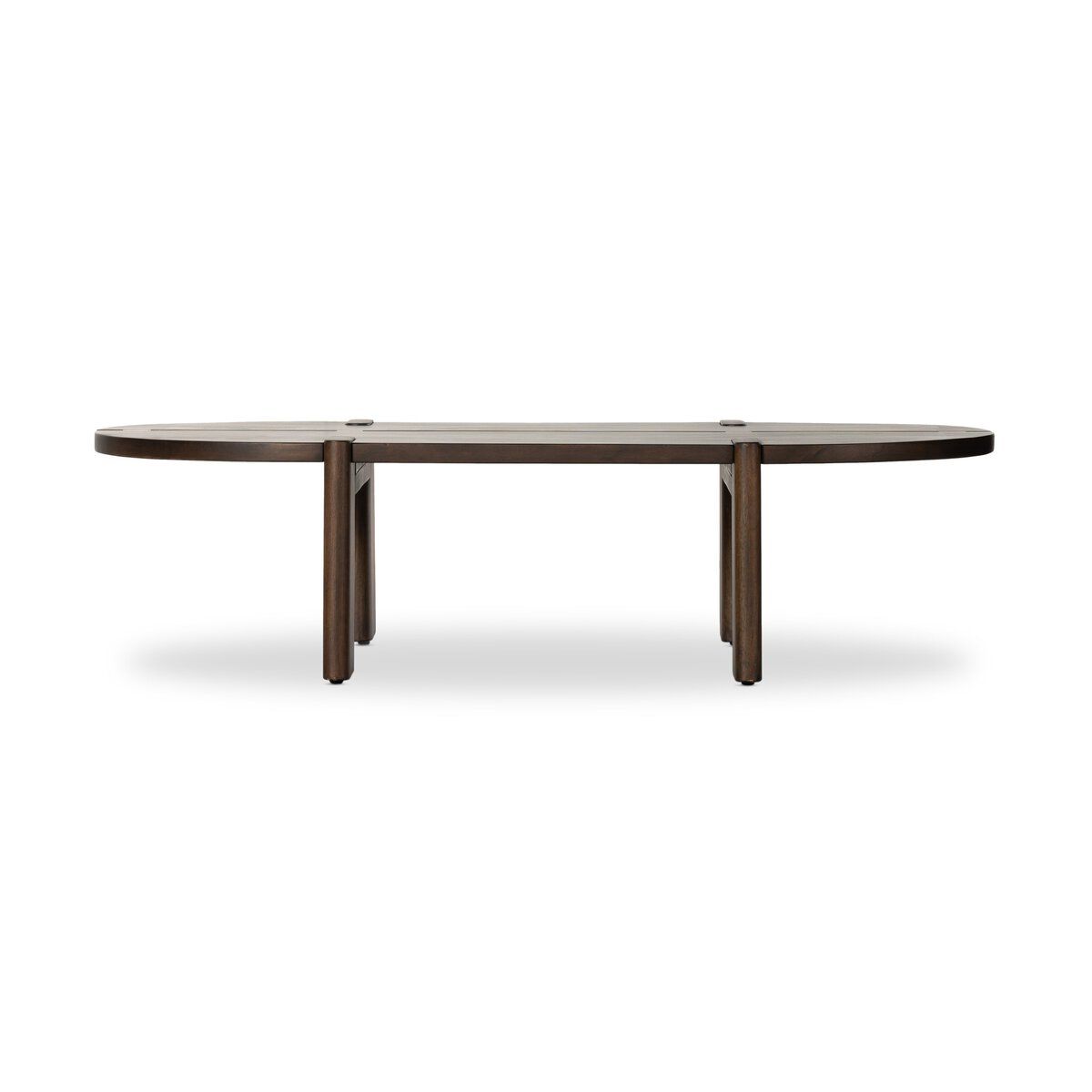 Ridge Coffee Table Brown 67 x 37.5 x 17