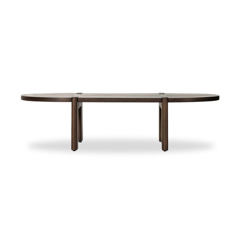 Ridge Coffee Table Brown 67 x 37.5 x 17