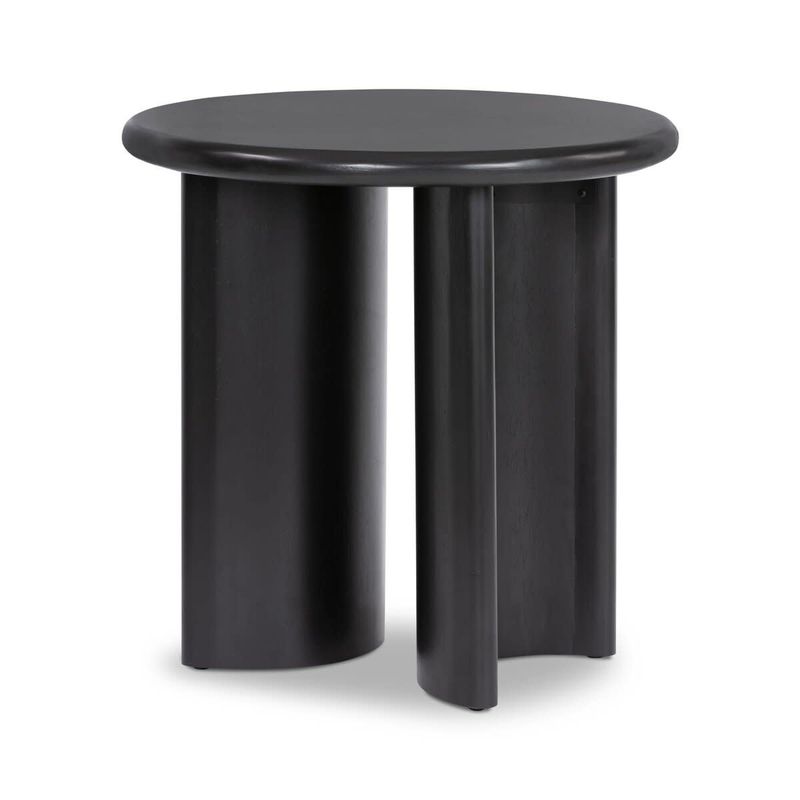 End Table- Black Acacia 22&quot; x 22&quot; x 22&quot;