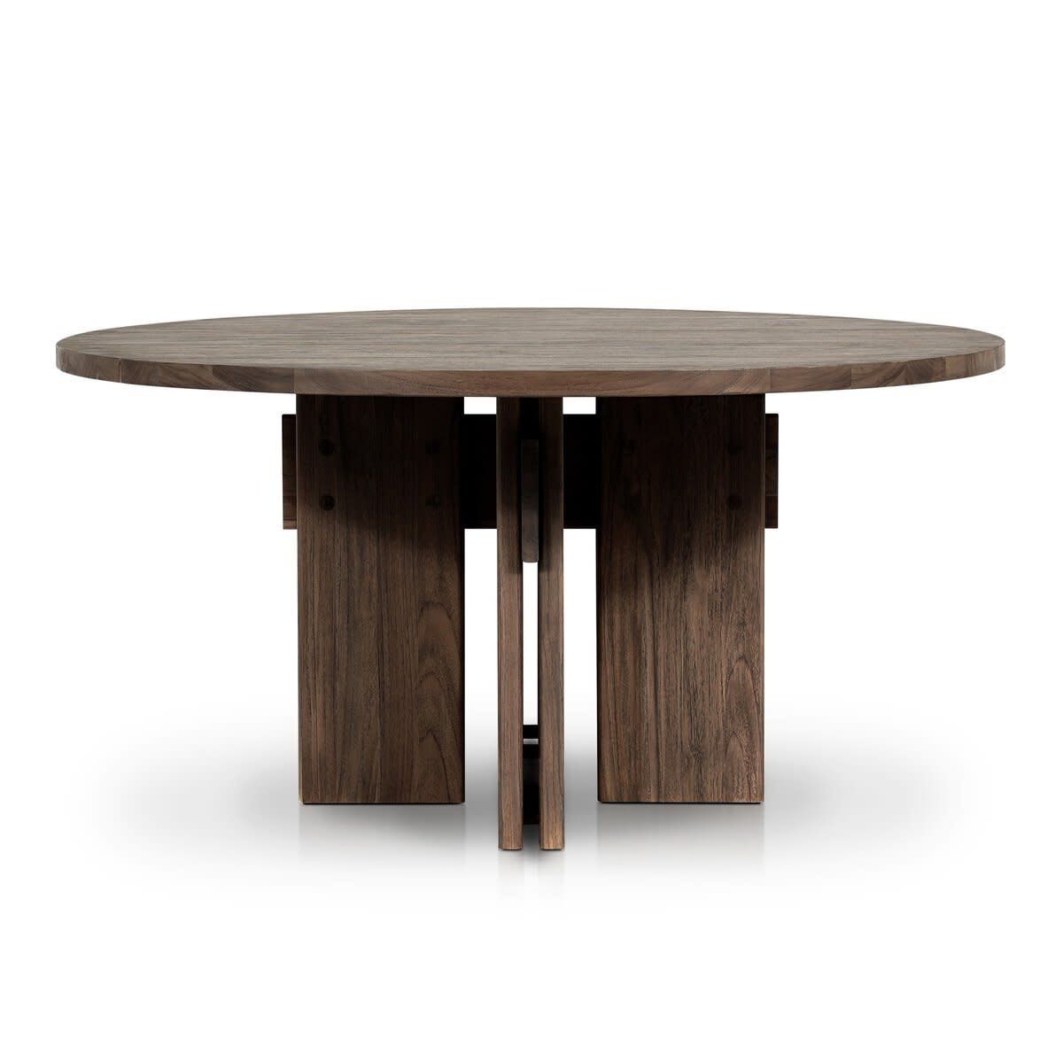 Round Teak Outdoor D/T - 60.00&quot;w x 60.00&quot;d x 30.00&quot;h