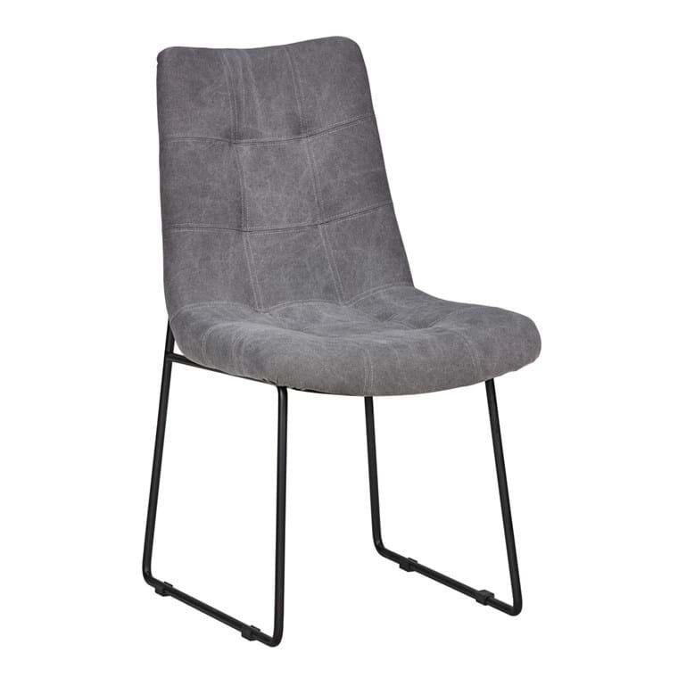 Emile Side Chair Smoky Grey-18.5x25x33.5