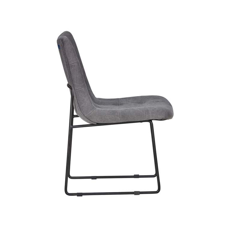 Emile Side Chair Smoky Grey-18.5x25x33.5