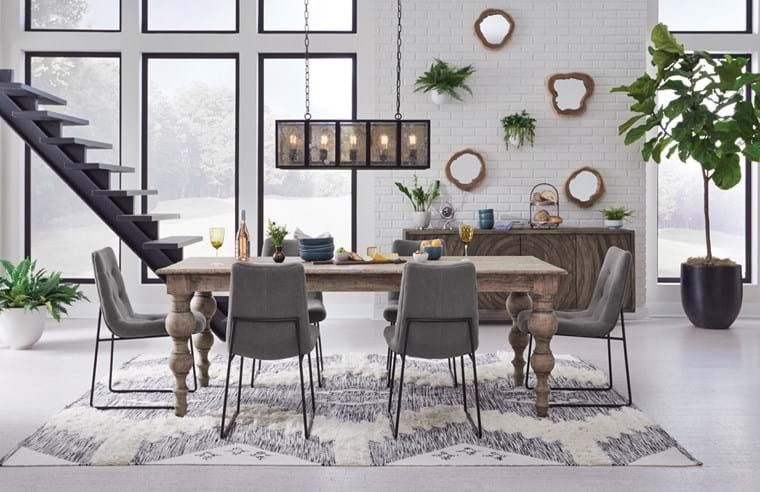 Emile Side Chair Smoky Grey-18.5x25x33.5
