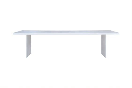 Lilah Dining Table-White-98x39x30