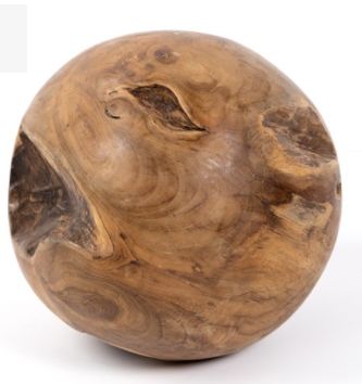Outdoor Teak Ball-Med-16x16x16