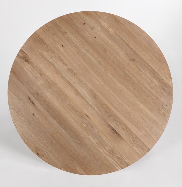 RODNEY 60&quot; ROUND DINING TABLE NATURAL 60 W X 30 H
