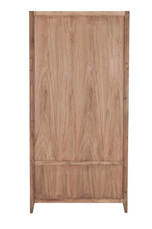 SIMON TALL CABINET ANTIQUE CREAM 43 X 17 X 87