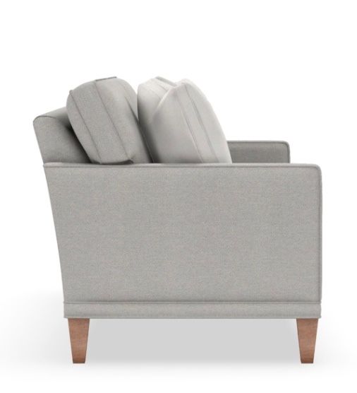 Townsend 2 Cushion Sofa-VR306-10(V)-WP-83x37x36-Clearance! In Grey herring Bone fabric