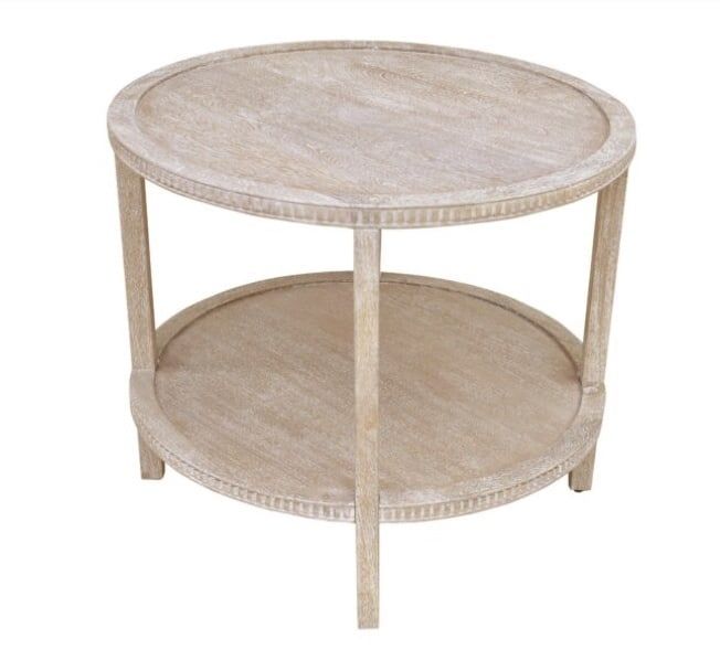 Sara Side Table 28&quot;L x 28&quot;W x 24&quot;H