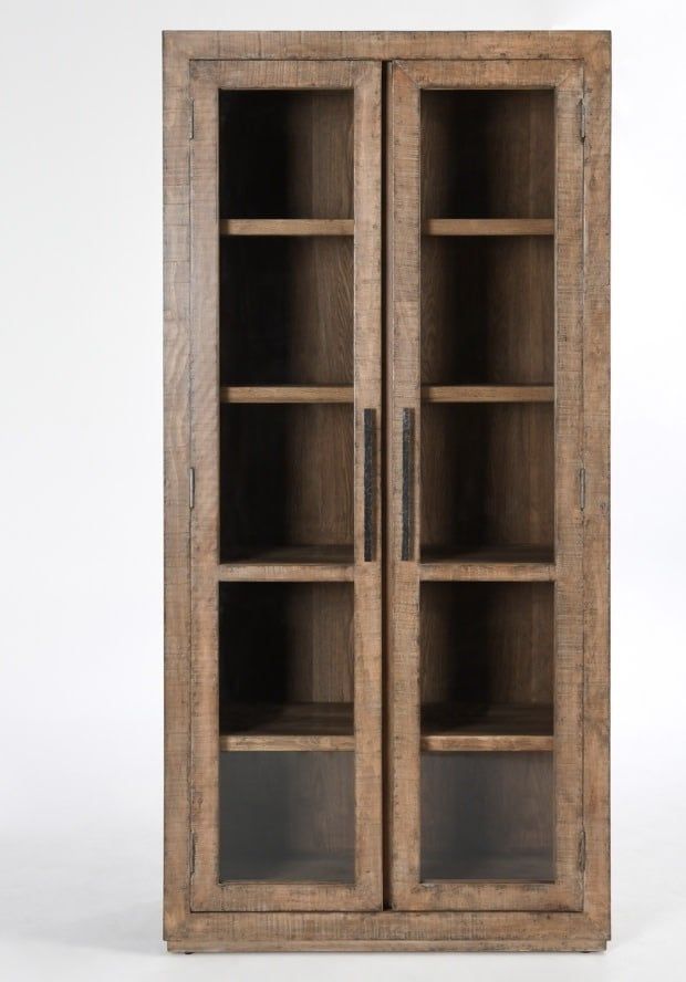 ALIDA TALL CABINET ANTIQUE BROWN 45 X 18 X 90.55