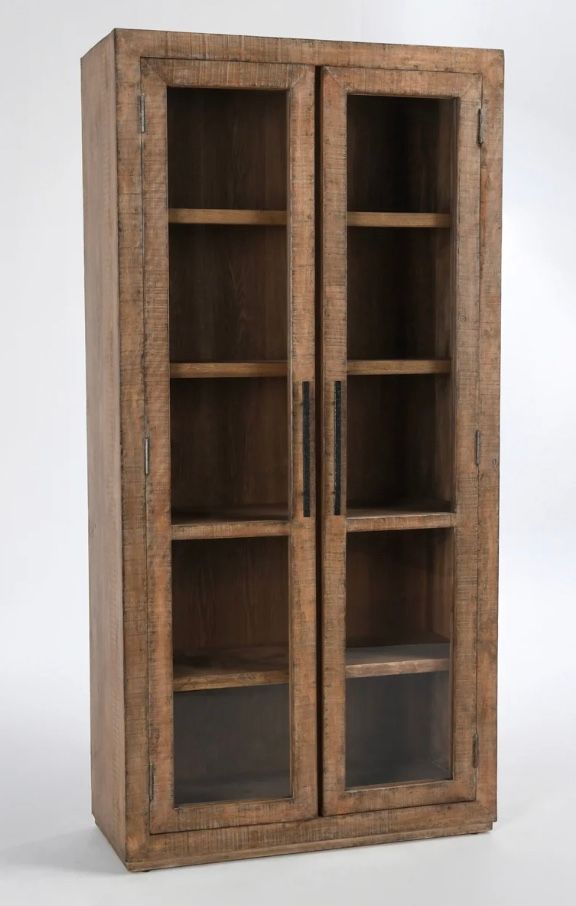 ALIDA TALL CABINET ANTIQUE BROWN 45 X 18 X 90.55