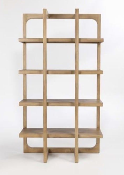 GORDON 86&quot; BOOKCASE NATURAL 48 X 18 X 86