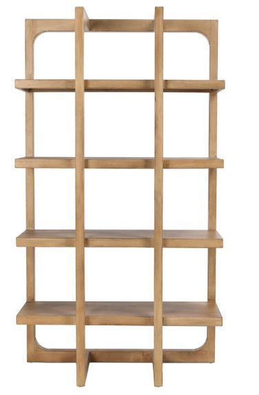 GORDON 86&quot; BOOKCASE NATURAL 48 X 18 X 86