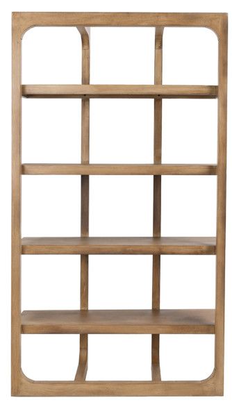 GORDON 86&quot; BOOKCASE NATURAL 48 X 18 X 86