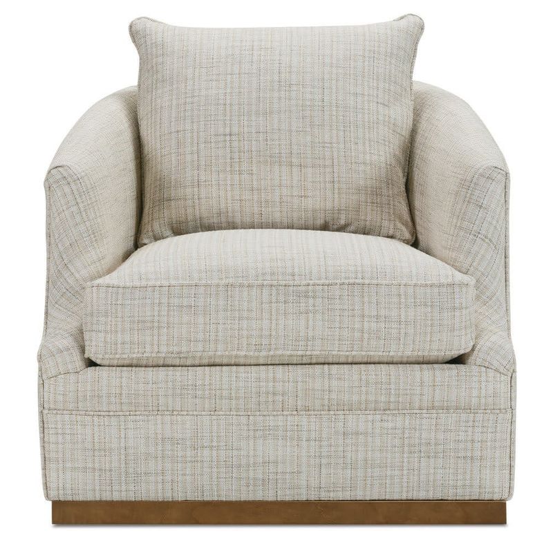 Quick Ship! Emmerson Swivel(114CR-58) Latte- 31x W 37 x H 35 Express