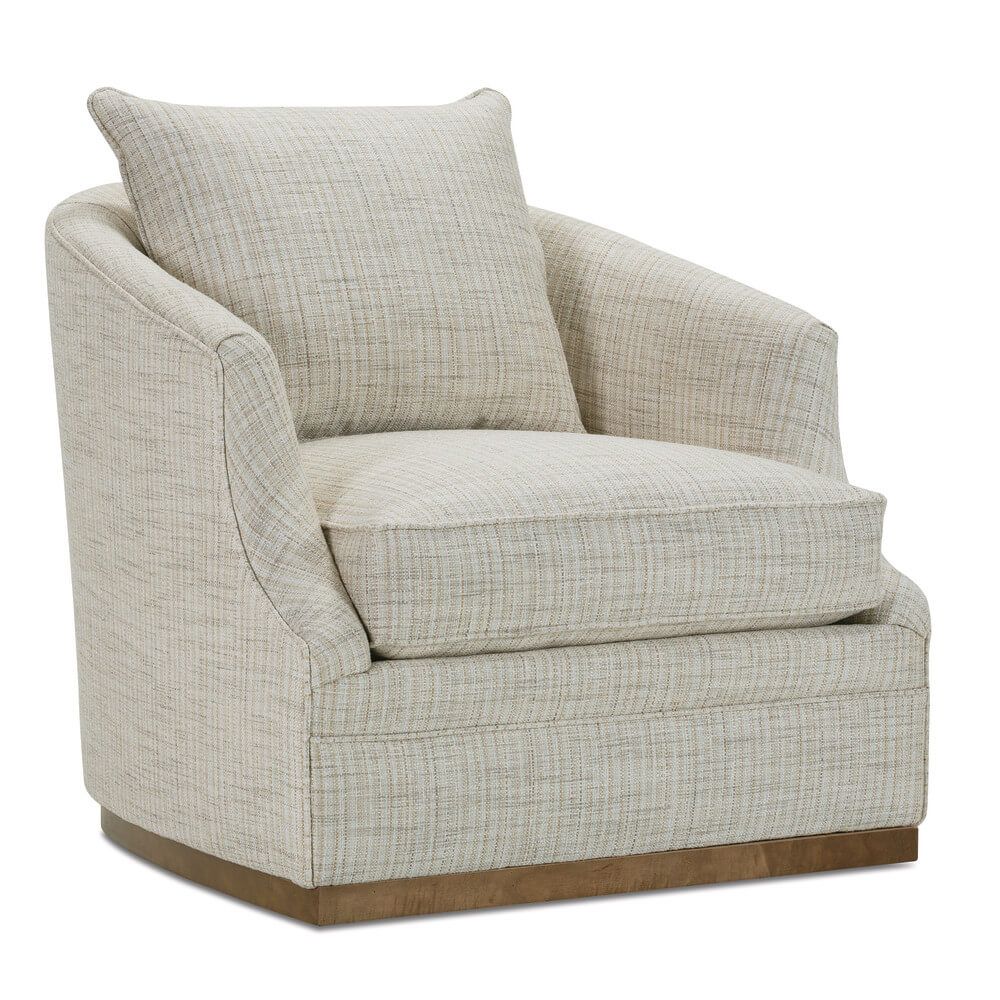 Quick Ship! Emmerson Swivel(114CR-58) Latte- 31x W 37 x H 35 Express