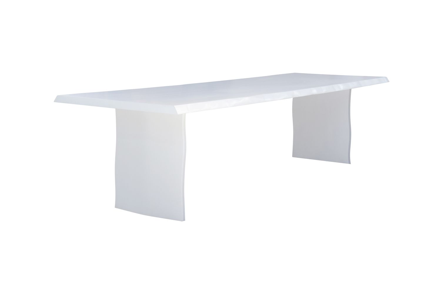 Lilah Dining Table-White-72x39x30