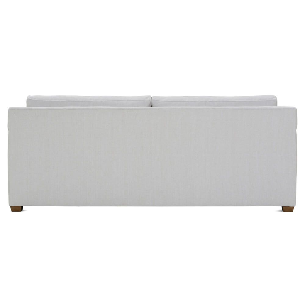 Quick Ship! Sylvie Upholstered Sofa-110CR-19 Latte -L 88 x W39H35 Express
