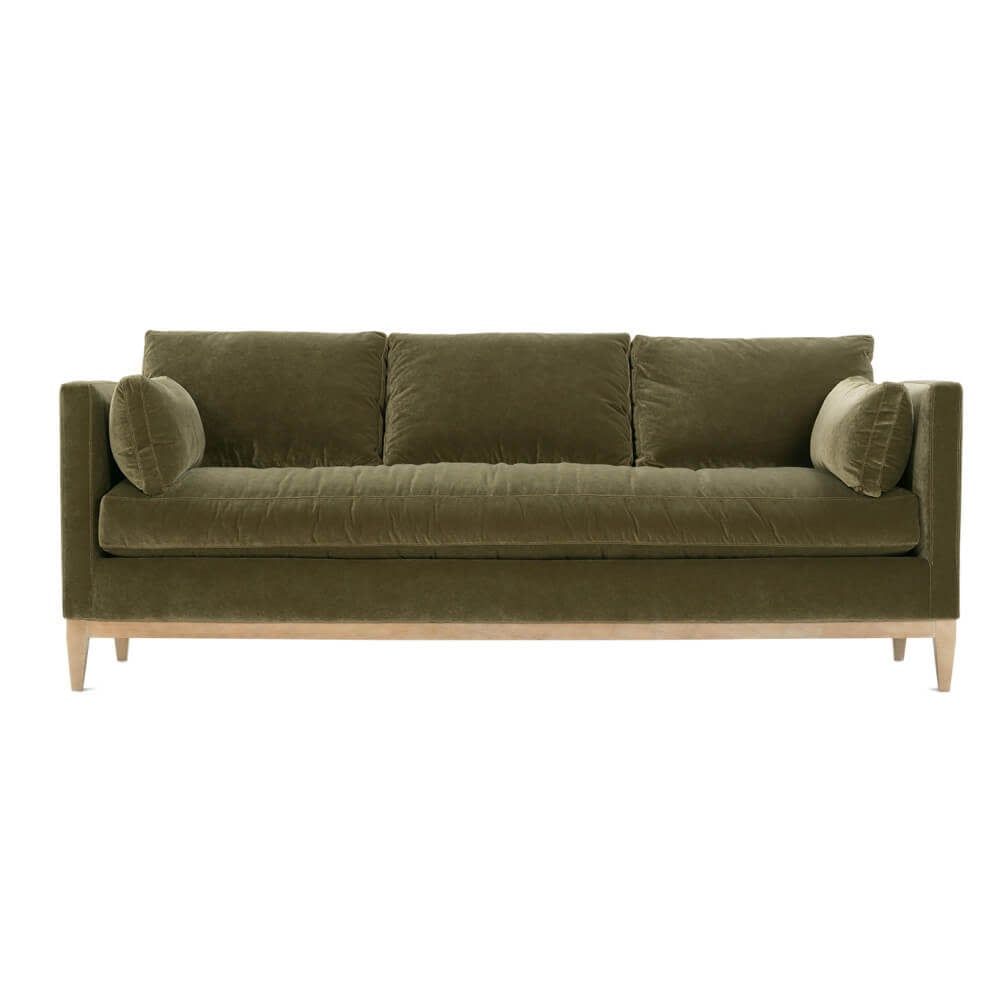 Quick Ship! Leo Velvet Sofa-3295-13 -W -L 86  W34  H 37 Express Grade CC